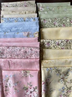 SSI Robyn Pandolph Simply Irresistible - Over 3 lbs- Floral Cotton Fabric - VTG - Image 1 of 4