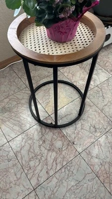 Подставка для растений Better Homes & Gardens Geo дерево и металл, набор из 2 * - Изображение 1 из 2