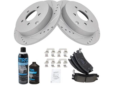 Kit de pastilhas de freio e rotor traseiro Buick Rendezvous 2002-2007 87517ZXBS 2006 2003 - Imagem 1 de 2