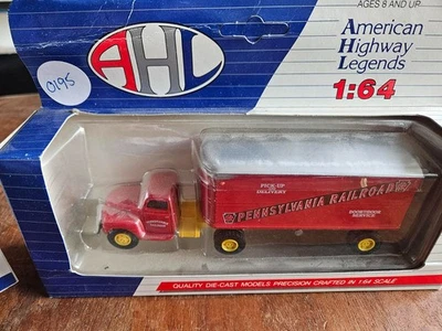 AHL PENNSYLVANIA RAILROAD 1/64TH SCALE TRAILER TRUCK AND CAB, NOS - Image 1 of 4