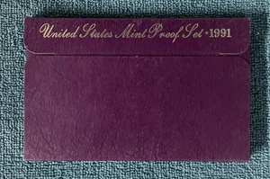 1991 US Mint Proof Coin Set, San Francisco Mint. Original US Mint Packaging - Picture 1 of 4