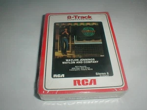 Waylon Jennings AND COMPANY 8 Track Tape SEALED 1983 Country Rock Willie Nelson - Picture 1 of 6