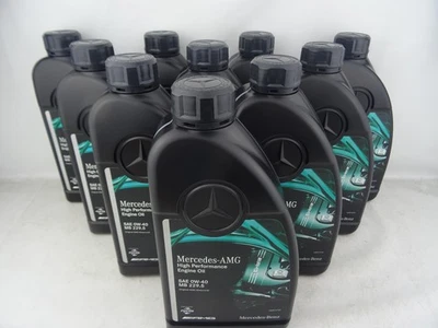 Mercedes Benz 229.5 0W40 AMG Motoröl Original 0W40 Genuine Engine Oil 10x 1Liter - Bild 1 von 4