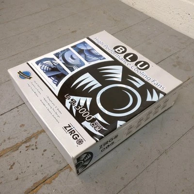 1934 Buick Series 50 14 polegadas ventilador radiador desempenho preto resfriamento rápido fino - Imagem 1 de 4