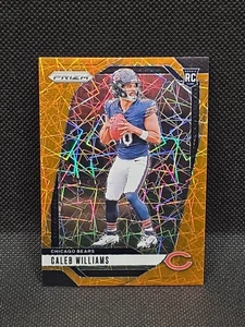 Caleb Williams 2024 Prizm Orange Lazer Prizm #301 Chicago Bears Rookie Card  - Bild 1 von 2