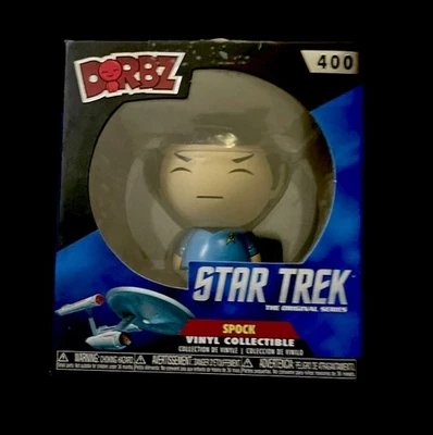 SPOCK FUNKO DORBZ VINYL ACTION FIGURE #400 STAR TRE: THE ORIGINAL SERIES - NEW - Image 1 of 4