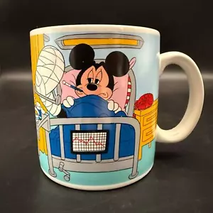 Vintage Walt Disney Applause Mickey Mouse & Friends "Get Well Soon" Coffee Mug - Picture 1 of 10