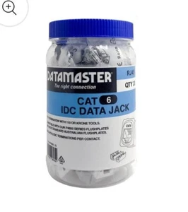 Datamaster Cat6 IDC Data Jack 20 Pack - Afbeelding 1 van 1