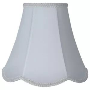 Scalloped Bell Lamp Shade, 6" Top, 12" Bottom, 10" Height - Picture 1 of 10