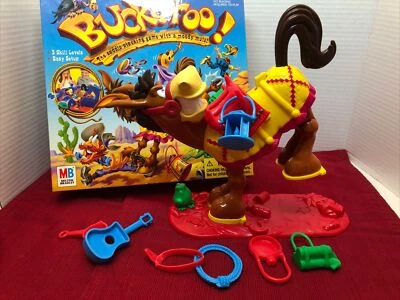 2004 Buckaroo Game Milton Bradley - Missing Pieces And Saddle Issue - Image 1 of 4