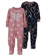Carter's Baby Girl’s Fleece Sleepwear 2-Pack Pink Blue 4T