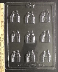 Castle Chocolate Candy Molds, Lot Of 5 - Picture 1 of 2