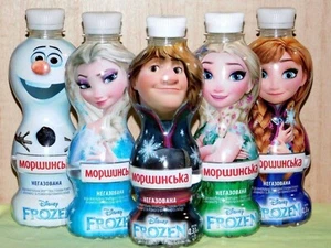 Leere figurierte Flaschen Morshinskaya Wasser Kunststoff 330ml. Ukraine 2017 - 5 Stck. - Bild 1 von 13