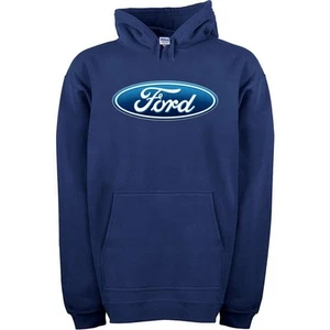 FORD Logo Hooded Sweatshirt CLASSIC Mustang F-150 Truck Car Automotive New S-5XL - Picture 1 of 3