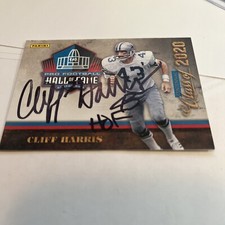 Cliff Harris HOFer Dallas Cowboys Signed 2020 Panini Football Card