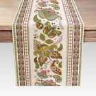 Flower Table Runner India Vintage 72in for Long Table Kitchen Home Décor Ethnic