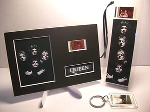 QUEEN 3 Pezzi Film Cell Memorabilia Collezione Complimenti dvd poster cd - Foto 1 di 1