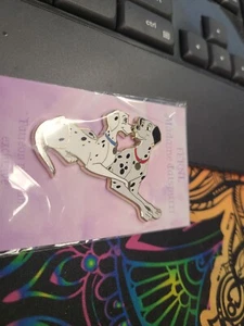 Pongo & Perdita 101 dalmatians dog enamel fantasy pin - Picture 1 of 2