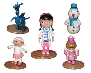 Doc McStuffins Lambie Spielset 5 Figuren Kuchen Topper * USA VERKÄUFER * Spielzeug Puppe Set - Bild 1 von 6