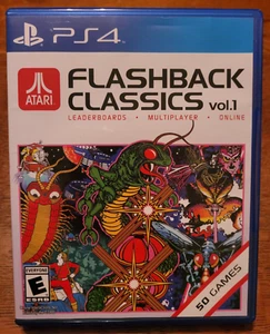 ATARI FLASHBACK CLASSICS VOL 1 Sony PlayStation 4 COMPLETO Arcade Volumen PS4 CIB - Imagen 1 de 2