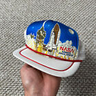 Vintage 1980s NASA Kennedy Space Center Snapback Trucker Mesh Hat Adult OSFA