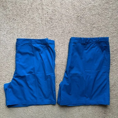 Conjunto de 2 pantalones cortos Habands para hombre 50x8 ajustados para siempre azul bolsillos de carga Foto 1 de 4