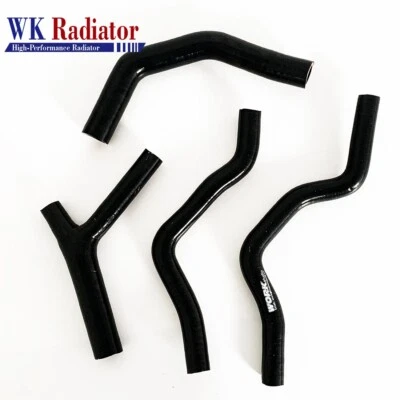 Mangueira de radiador preta de silicone para 1985-1988 Honda CR500R CR 500R CR 500 R 1986 87 - Imagem 1 de 4