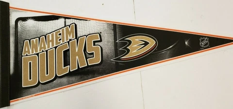 NHL Anaheim Ducks 12" x 30" Pennant, NEW Cover