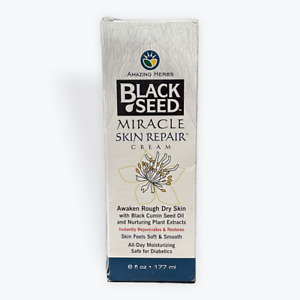 Amazing Herbs Black Seed Miracle Skin Repair Cream Moisturizer 6 fluid ounce