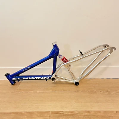 Cuadro MTB Schwinn S-10 Homegrown 15" aleación 26" suspensión completa bicicleta de montaña XC Foto 1 de 4