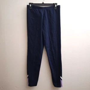Athletic Works Coolmax Knit Leggings Girls XL Blue Mid Rise NWT - Picture 1 of 7