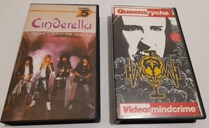 4 VHS VIDEOS -  QUEENSRYCHE - WHITESNAKE - AEROSMITH - CINDERELLA  - Bild 1 von 6