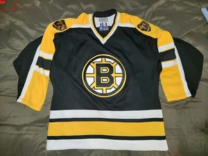 BOSTON BRUINS AUTHENTIC STARTER HOCKEY JERSEY sz 48 R - Picture 1 of 21