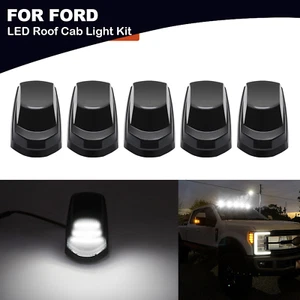 5x White Cab Marker Rooftop Running Light For 17-23 Ford F250 F350 Super Duty - Picture 1 of 11