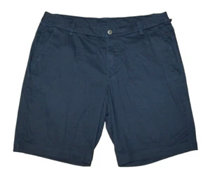Lululemon Commission Shorts Men 34 Navy Blue 9" LM7AAAS Slim Fit Chino Stretch - Picture 1 of 6