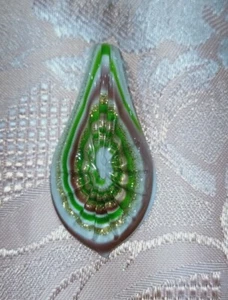 TROPFENANHÄNGER - MURANOGLAS - Bild 1 von 1