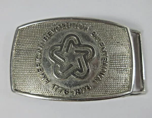 Hebilla de cinturón de vaquero occidental American Revolution 1976 vintage bicentennial - Imagen 1 de 9
