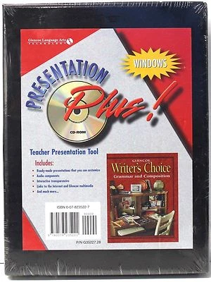 GLENCOE WRITERS CHOICE GRAMMAR/COMPOSITION CD-ROM TEACHER PRESENTATION TOOL G/10 - Image 1 of 3