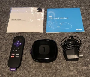 Roku 1 (3rd Generation) Media Streamer 2710X - Black - Picture 1 of 4