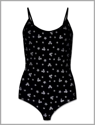 Para mujer Disney Mickey Mouse Body Brillo Estampado de Personajes Reino Unido 6-8 Pequeño NUEVO Foto 1 de 4