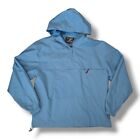 Beyond light blue lightweight windbreaker jacket 100% nylon Size XXL