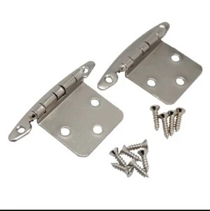 LOT 50 LIBERTY No Spring Hinge Satin Nickel Variable Flush Overlay H01010C-SN-O - Picture 1 of 3
