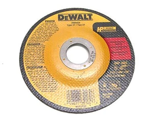 (2) RUEDAS DE CORTE DE METAL/ACERO INOXIDABLE DeWALT 4-1/2"" x 0,045"" x 7/8"" HP, DW8424 - Imagen 1 de 1