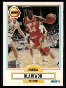 1990-91 Fleer #73 Akeem Olajuwon - Picture 1 of 2