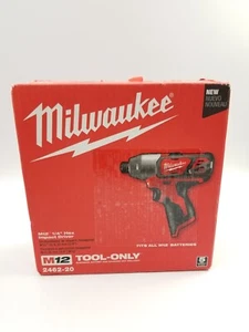 Milwaukee Hex Impact Driver 2462-20 M12 12V Li-Ion 1/4" Cordless 12 Volt NEW - Picture 1 of 3