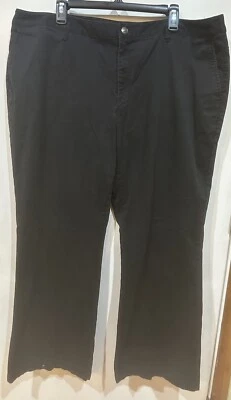Liz Claiborne Audra Women’s Plus Boot Cut Mid Rise Black Corduroy Size 22W - Image 1 of 4