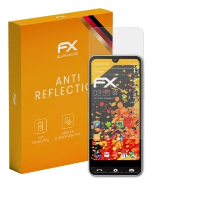 atFoliX 3x Screen Protection Film for Sharp Basio Active matt&shockproof - Image 1 of 4