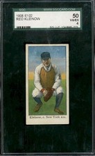 1908 E102 Red Kleinow - SGC 50