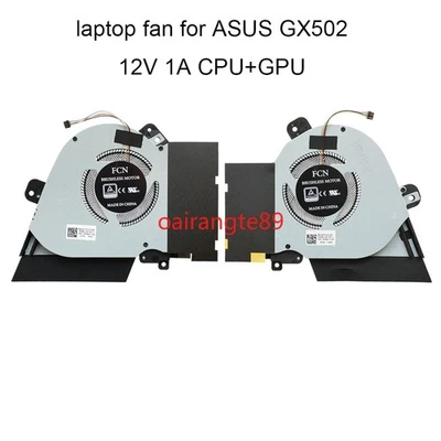 For ASUS ROG Zephyrus S GX502 GU502 LWS GX502GW GU502GW GPU CPU Cooling Fan 12V - Image 1 of 4