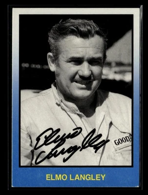 1990 TG Racing Elmo Langley #256 - IN PERSON AUTO! - Image 1 of 2